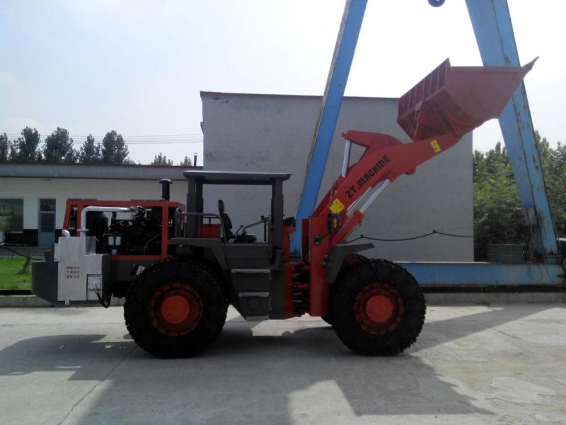 Construction Equipment Wheel Loader Used on The Coal Mine