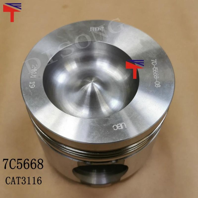 High-Performance Diesel Engine Engineering Machinery Parts Piston 7c5668 for Engine Parts Cat3116 Cat3114 Generator Set