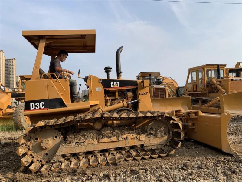 Small Caterpillar Farm Bulldozer D3c Cat D3 Crawler Tractor Dozer