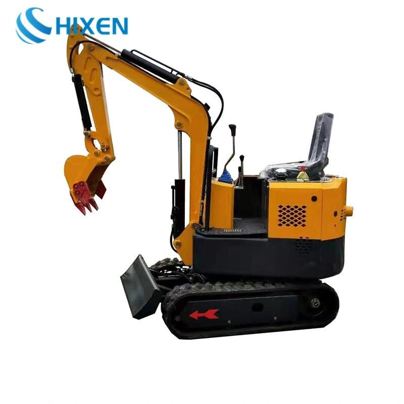 1000kg Hydraulic Multifunction Crawler Mini Excavator with Zero Tail and Retractable Chassis