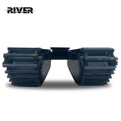 River-60PU Brand New Swamp Buggy Undercarriage Floating Pontoon of Amphibious Excavator