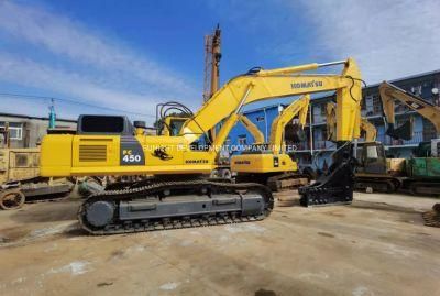 45t Strong Japan Origin Used Komasu PC450-8 Crawler Excavator with Hammer