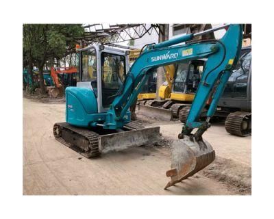 Second Hand Excavator Used Sunward 35u Excavator Mini Excavator 3ton 4ton Small Digger