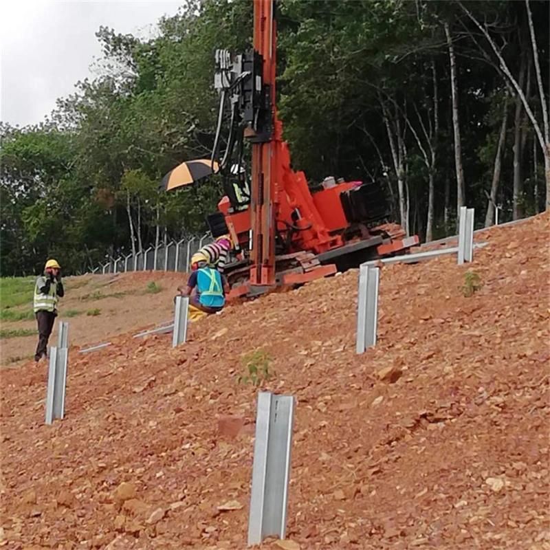 Solar Farm Hydraulic Pile Driver for PV Installation