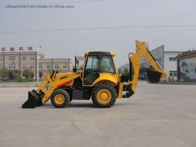 Small Wheel Mini 4X4 Tractor Excavator Digger Backhoe Loader for Sale Engine Brand Famous Brand