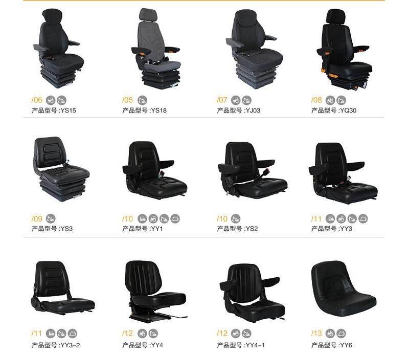 Low Suspension Construction Loader Parts Seat