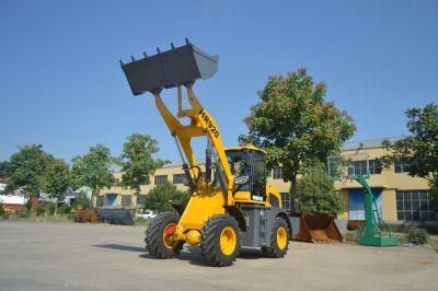 China Small Mini Articulated Front End Telescopic Boom Loader Wheel