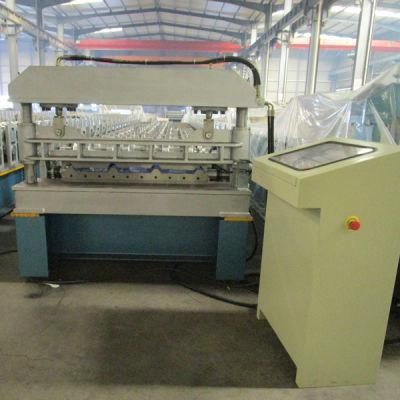 Color Steel Galvanized Metal Glazed Trapezoidal Sheet Roof Wall Panel Roll Forming Machine
