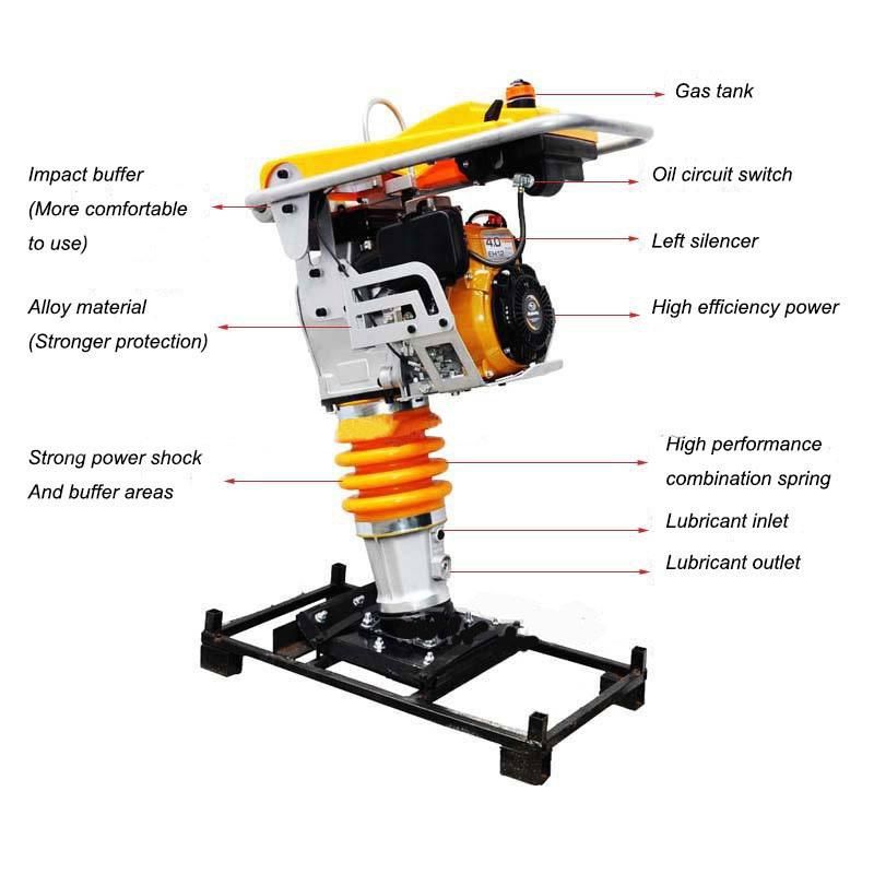 China Supply Portable Gasoline Tamping Rammer Factory Price