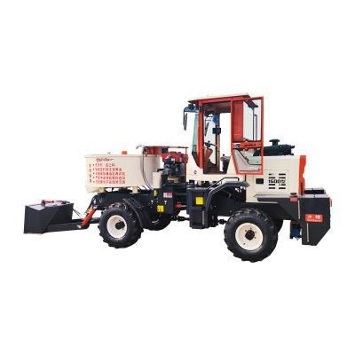 Huaya Mixing Machinery Self Flat Mouth Mobile Concrete Mixer Truck