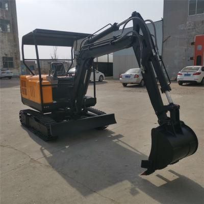 Hixen Brand New Excavator Used for Small Trench Digging Pavement Breaking with Hammer