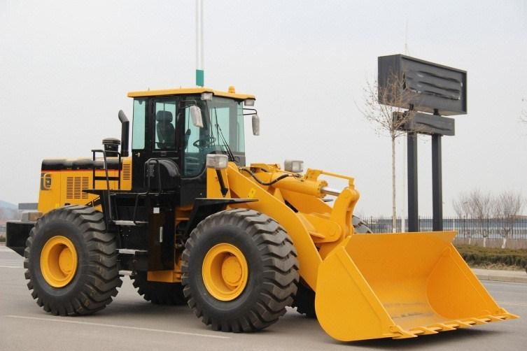 Front Bulldozer Shandong Zl60 Construction Wheel Loader for Construction