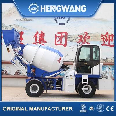 Manufacturer 2cbm Cement Mortar Price Trucks Volumetric Self Loading Concrete Mixer Truck with Pump