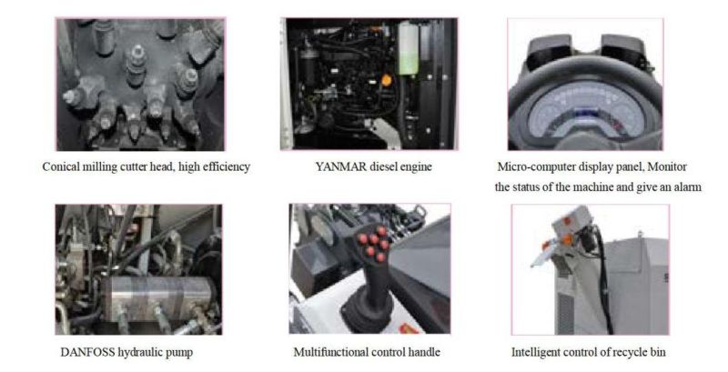 Environment Protection Concrete Milling Machine
