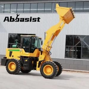 China Abbasist 2000kg tractor farm front end mini small wheel loader