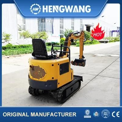 Use in Garden Hydraulic Diesel 1ton Backhoe Crawler Mini Excavator with Cheap Price