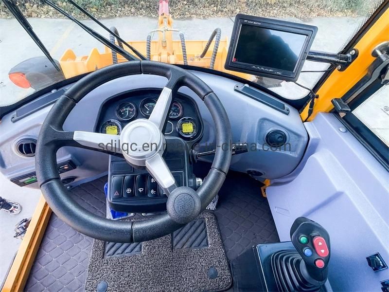 Construction Machinery 2200kg Load Capacity 1m3 Mini Wheel Loader