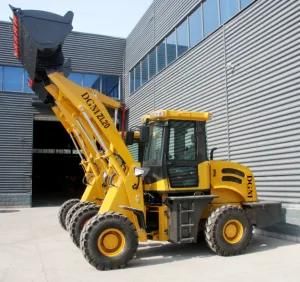 CE Articulated Mini Wheel Loader with Loading Capacity 0.8 ton to 2 ton Price 5000USD to 9000 USD