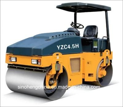 Good Price Full Hydraulic Double Drum Vibratory Road Roller Compactor 4.5 Ton