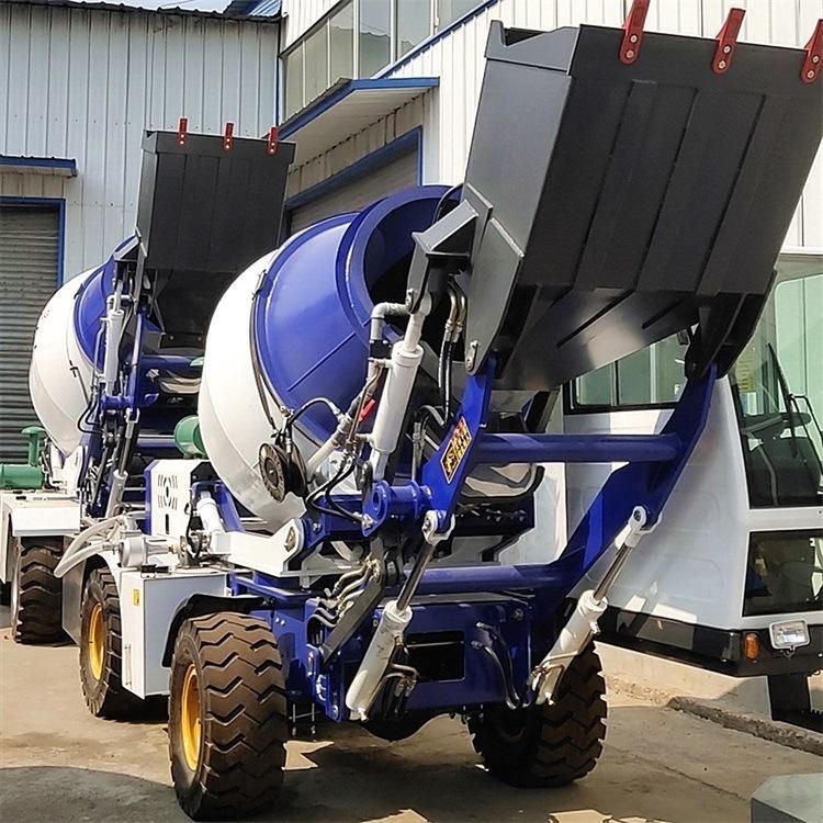 1.6cbm Mobile Automatic Self Loading Concrete Mixer Jbc16