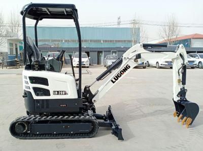 Lugong 2.0 T Miniature Backhoe Excavadora Mini Digger Excavator/Micro Digger/Small Digger/Excavator Machine