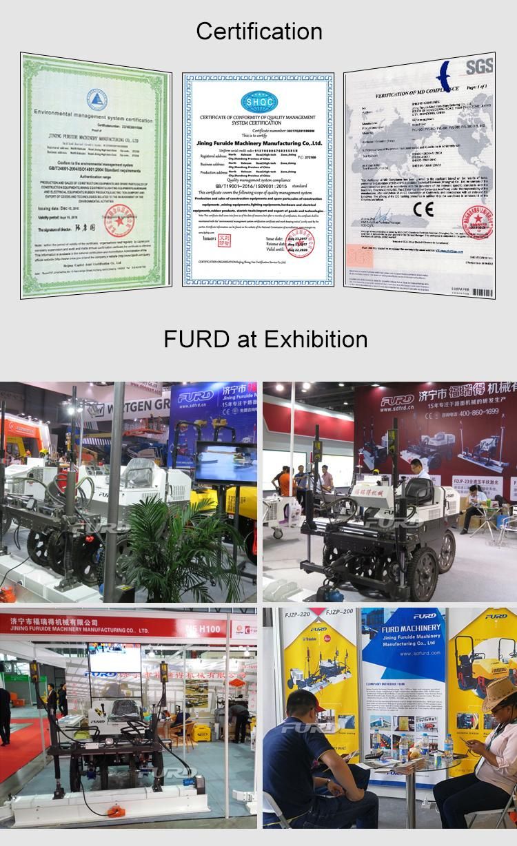High Tech Self-Propelled Concrete Laser Screed Machine