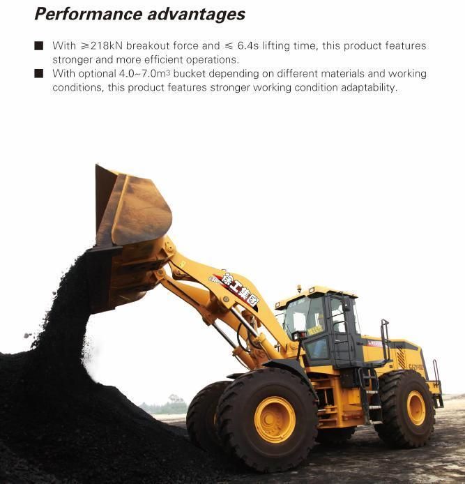 China 7ton Telescopic Wheel Loader Lw700kn in Philippines