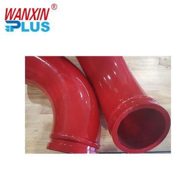 Cast Iron Machinery Parts Elbows Stainless Steel Pipe Fitting for Zoomlion Concrete Pump Carbon