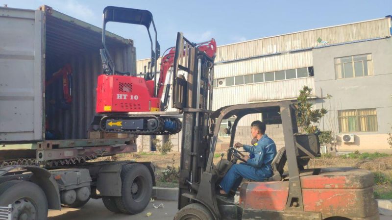 Mini Excavator 1 Ton with 0.025 Cbm Bucket China Manufacturers Mini Digger Crawler Excavators Machine for Sale
