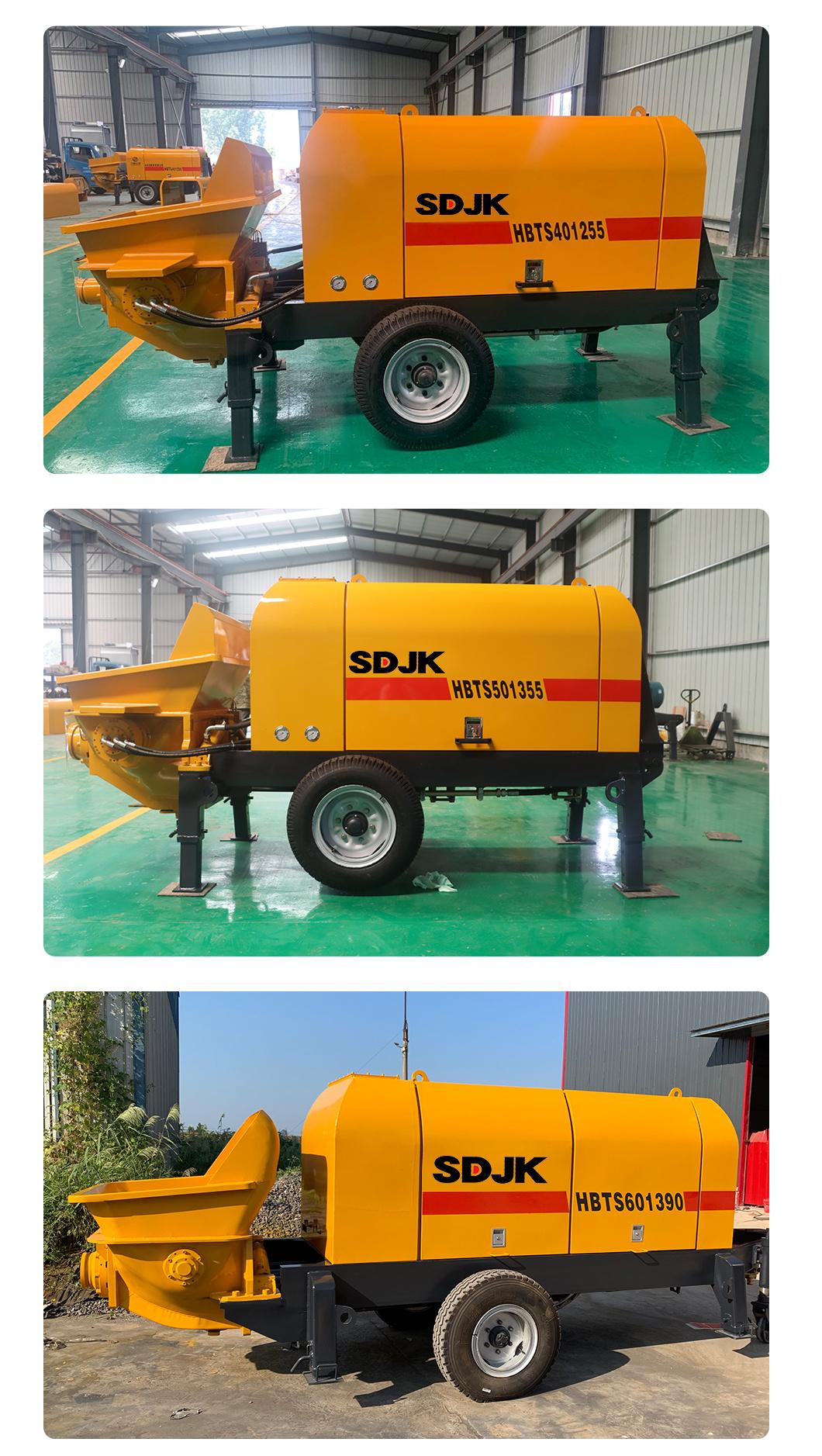 High Quality Secondary Construction Small Concrete Pumps with Diesel Engine for Sale