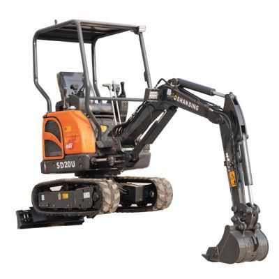 Free Shipping Mini Excavator 1.7 Ton with EPA Engine