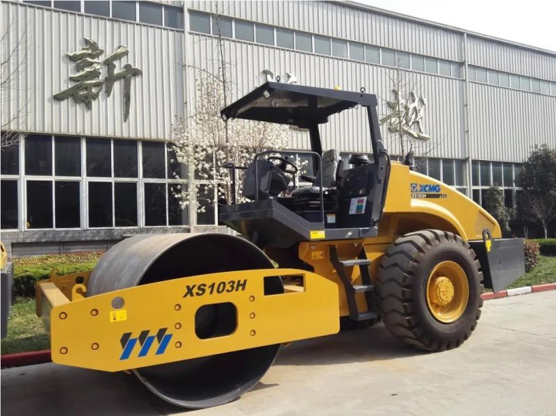 10 Ton New Small Mini Single Drum Vibratory Road Roller (XS103H)