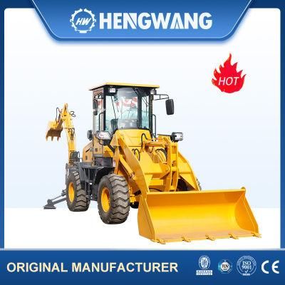 Hot Sell 0.2m3 Digging Bucket Capacity Backhoe Loader with 28kn Digging Force