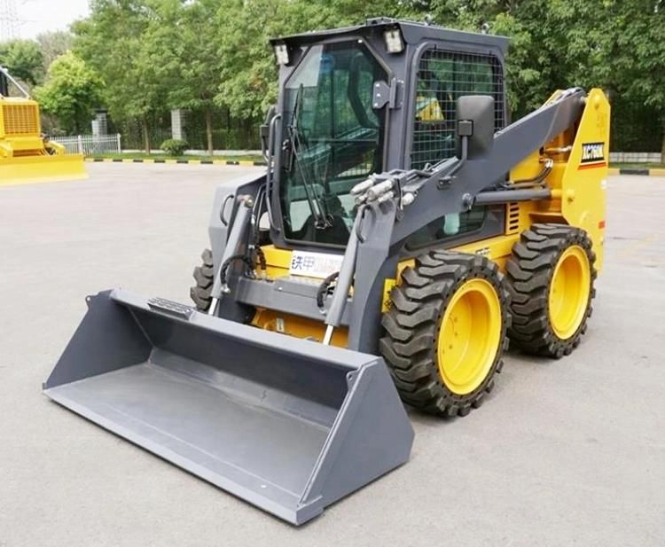 XCMG New Compact Mini Wheel Loader Xc760K Chinese Wheel Skid Steer Loader