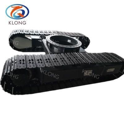 Customized 8 Ton Steel Crawler Track Undercarriage for Rotary Anchor DTH Drill Excavator Bulldozer