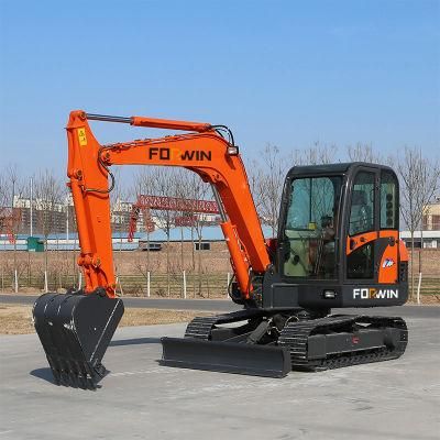 Fw65e Household Trencher Agricultural Small Digging Machine EPA Mini Excavators with Auger Drill for Sale