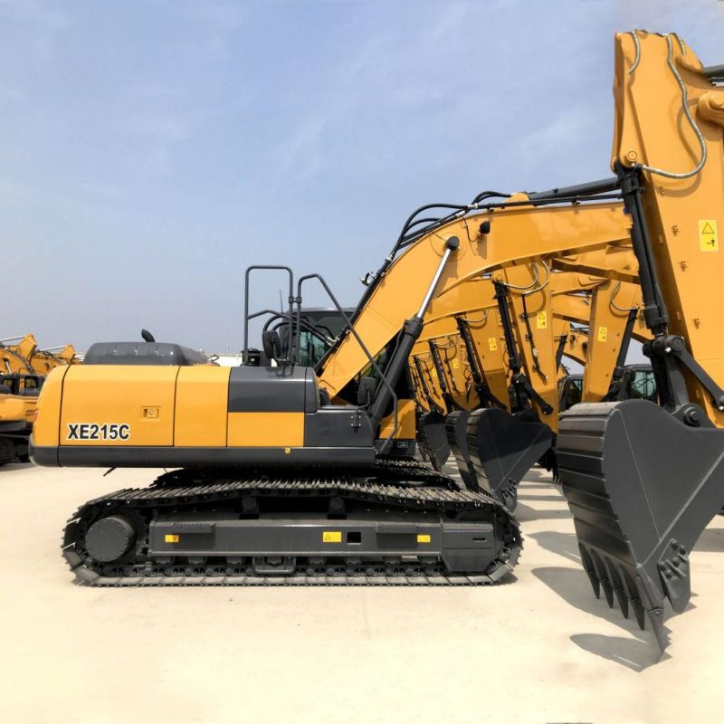 China New Medium 21.5ton Crawler Excavator with 1 Cubic Meters Bucket Capacity