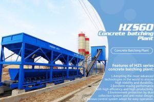 Environmental Friendly Hzs60 Concrete Mixing Plant - Hzs60 Concrete Batching Plant
