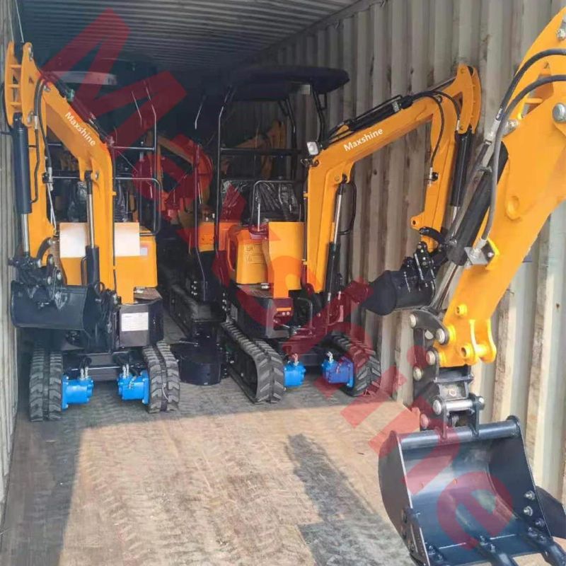 Factory Wholesale Hot Sale 1 Ton Small Digger Excavator Mini for Sale 1000kg Garden Household Mini Excavator Can Be with CE EPA
