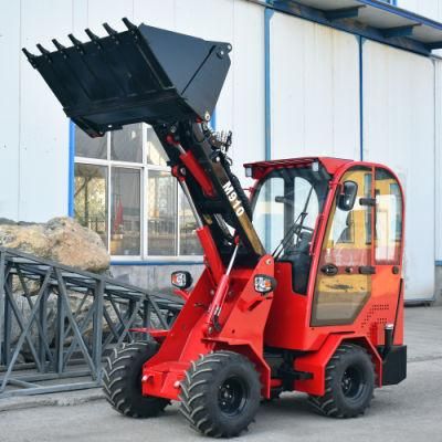 Brand New EPA Loader Low Price 1000kg Telescopic Wheel Loader 4 Wheel Drive Small Loader with CE