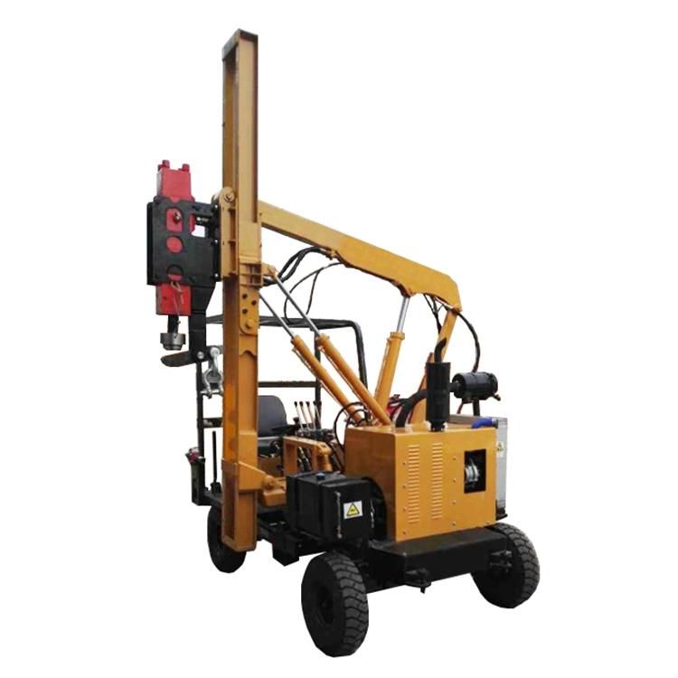 High Quality Ground Screw Hydraulic Press Pile Driver Machine for Sale