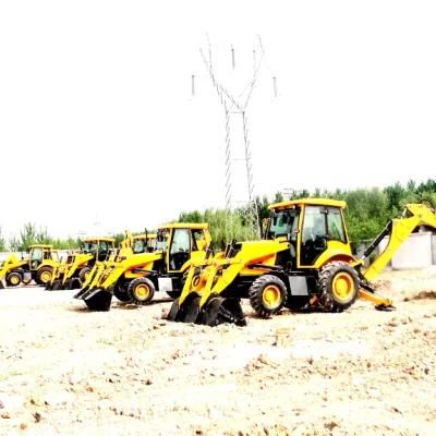 Small Hydraulic Backhoe Loader 2 Ton