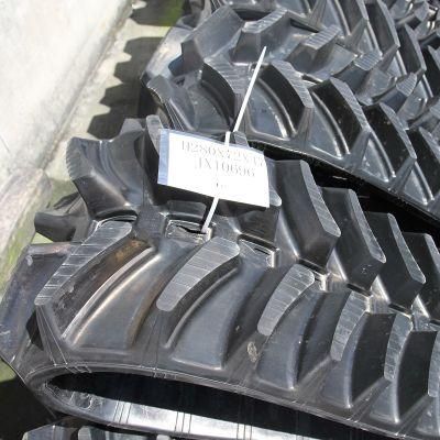 H280X72X47 Sweeding Machine Excavator Tracks High Pattern Rubber Track