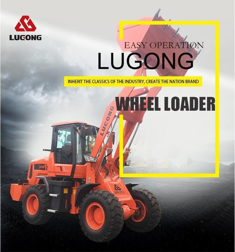 Chinese Brand Lugong Agricultural Garden Farming Machinery Construction Front End Mini Wheel Loader T928 with CE Approved