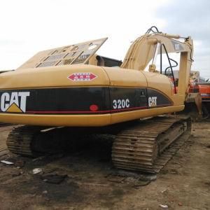 Used Caterpillar Crawler Excavator/Secondhand Hydraulic Digger (320C)