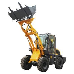 1.5 Tone Mini Backhoe Loader Wheel Excavator for Sale in Germany
