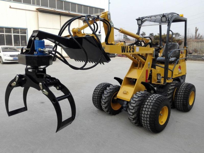 Compact Articulated Mini Wheel Loader for Sale with Euro Quick Coupler Quick Hitch
