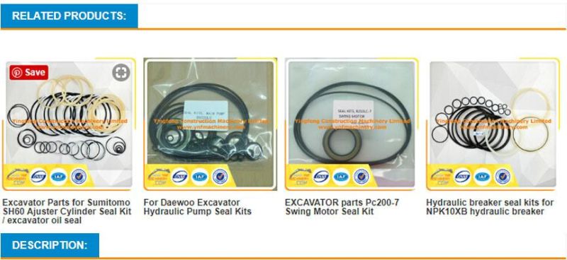 707-98-62120 Service Kit for D85 Hydraulic Cylinder Seal Kit 707-98-62120 Ripper Lift Seal Kit
