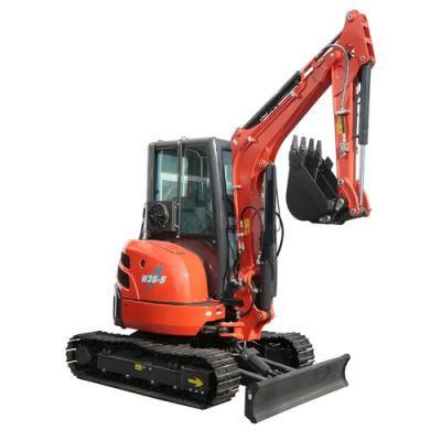 Hydraulic Crawler Excavator Mini Digger 3.5 Ton with Rotary Arm