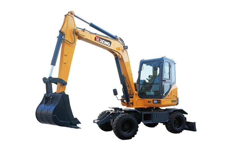 Xe210W 21t 1.2m3 China Factory Supply Telescopic Boom New Small Wheel Excavator in Dubai